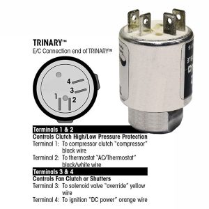 UM999974 Trinary Switch - Replaces 3822090M1, 4379-RD5-5977-0, 3697198M1, 3697198M2, 71R7550, RD-5-4583-0, 3697198M2, 220-56421,