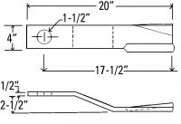 UCP2980    Tiger Rotary Cutter Blade---Replaces 6T1021R