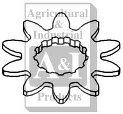 UA80198  Internal Spline Gear---Replaces 70250352