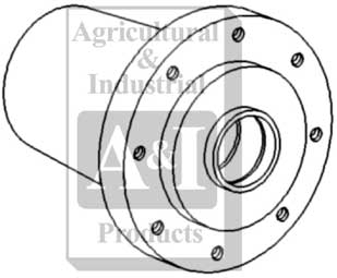 UA10199   Wheel Hub---8 Bolt---Replaces 72160484, 30-3156729