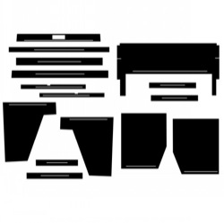 UT99040   Cab Kit without Headliner---Black---Replaces C4166