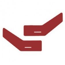 UT99123   Door Panel---Red---2 Piece---Replaces C86DPR