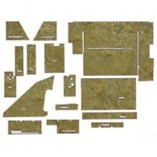 UT99056   Cab Kit without Headliner---Western Design Brown---Replaces C88W