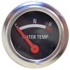 UJD20884  Temp Gauge-Black Face with Chrome Ring