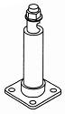 UT20005S     Steering Shaft---Hydrostatic Motor---9" Over Length