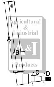 UA10250   Spindle---Replaces 70237073, 70232145, 70210201