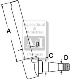 UM01050    Spindle-Right---Replaces 1693305M93 