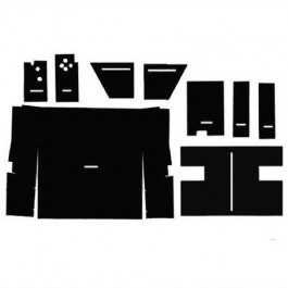 UT99042   Cab Kit without Headliner---Black Basketweave---Replaces C86BW