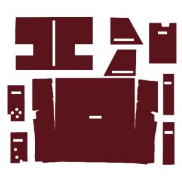 UT99043   Cab Kit without Headliner---Maroon---Replaces C86M